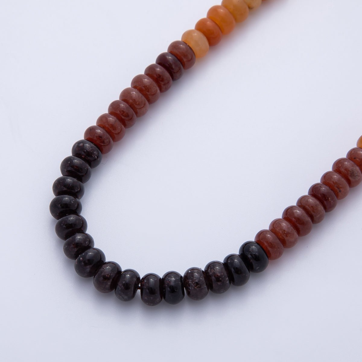 8.3mm Green, Pink, Brown Dyed Colorful Agate Rondelle Bead Strands Findings | WA-3611, WA-3618 ~ WA-3621, WA-3786 ~ WA-3789
