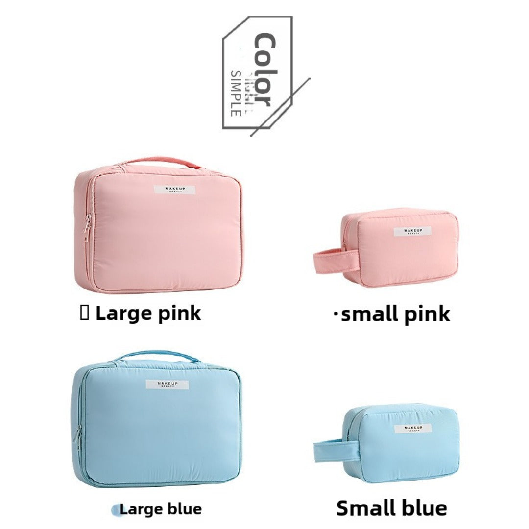 Cosmetic bag, storage bag outdoor portable, large capacity waterproof toilet bag, makeup bag with compartments,
