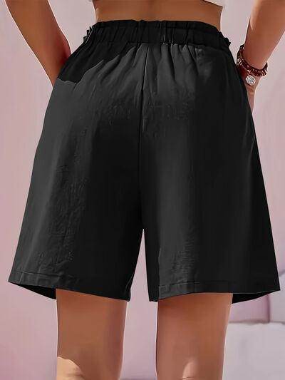 Full Size Pocketed Elastic Waist Shorts for Everyday Comfort