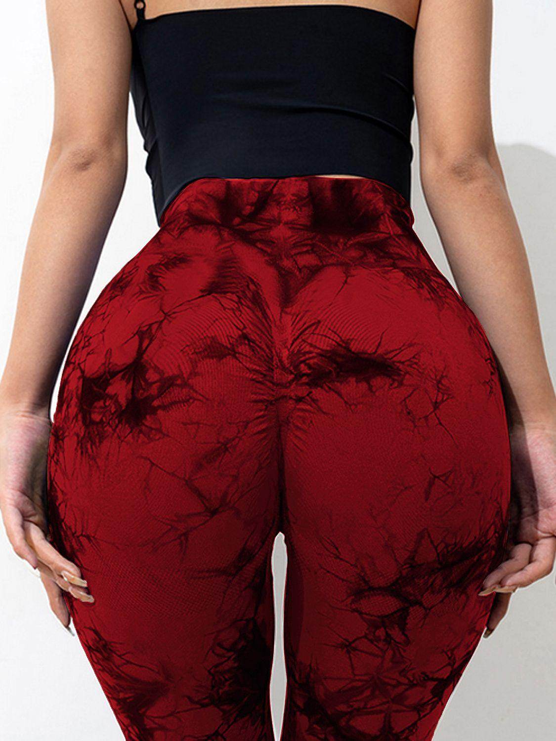 Tie-Dye High Waist Active Leggings for Women Comfortable Fit