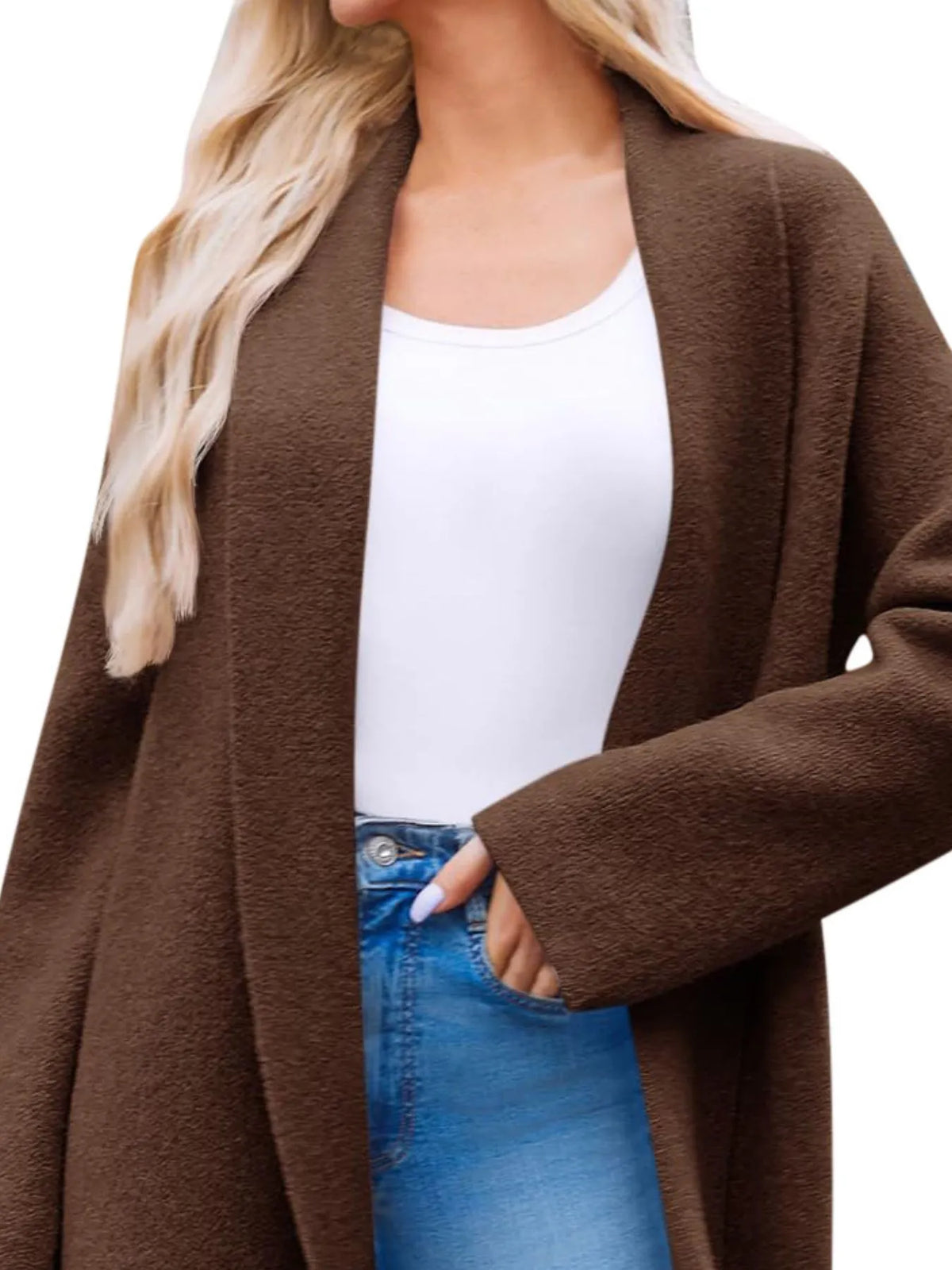 Open Front Longline Coat