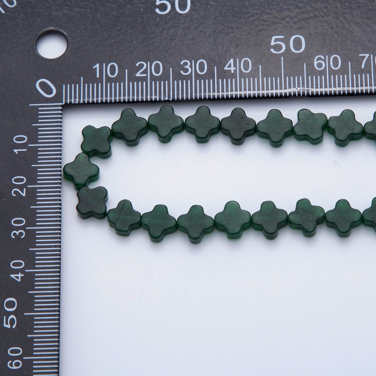 8mm Natural Gemstone Quatrefoil Bead Strand Finding | WA-3187 ~ WA-3204