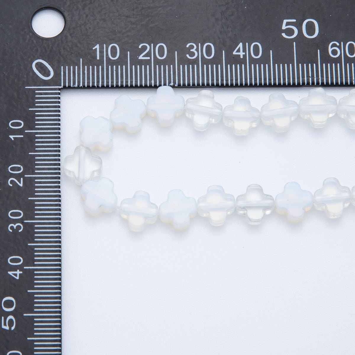 8mm Natural Gemstone Quatrefoil Bead Strand Finding | WA-3187 ~ WA-3204
