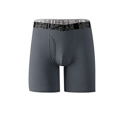 V-Shape Mens Breathable Boxer Briefs For Running And Fitness Extended Length
