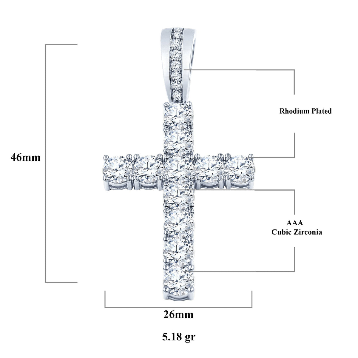URGE Pendant with CZ Stone | 912811