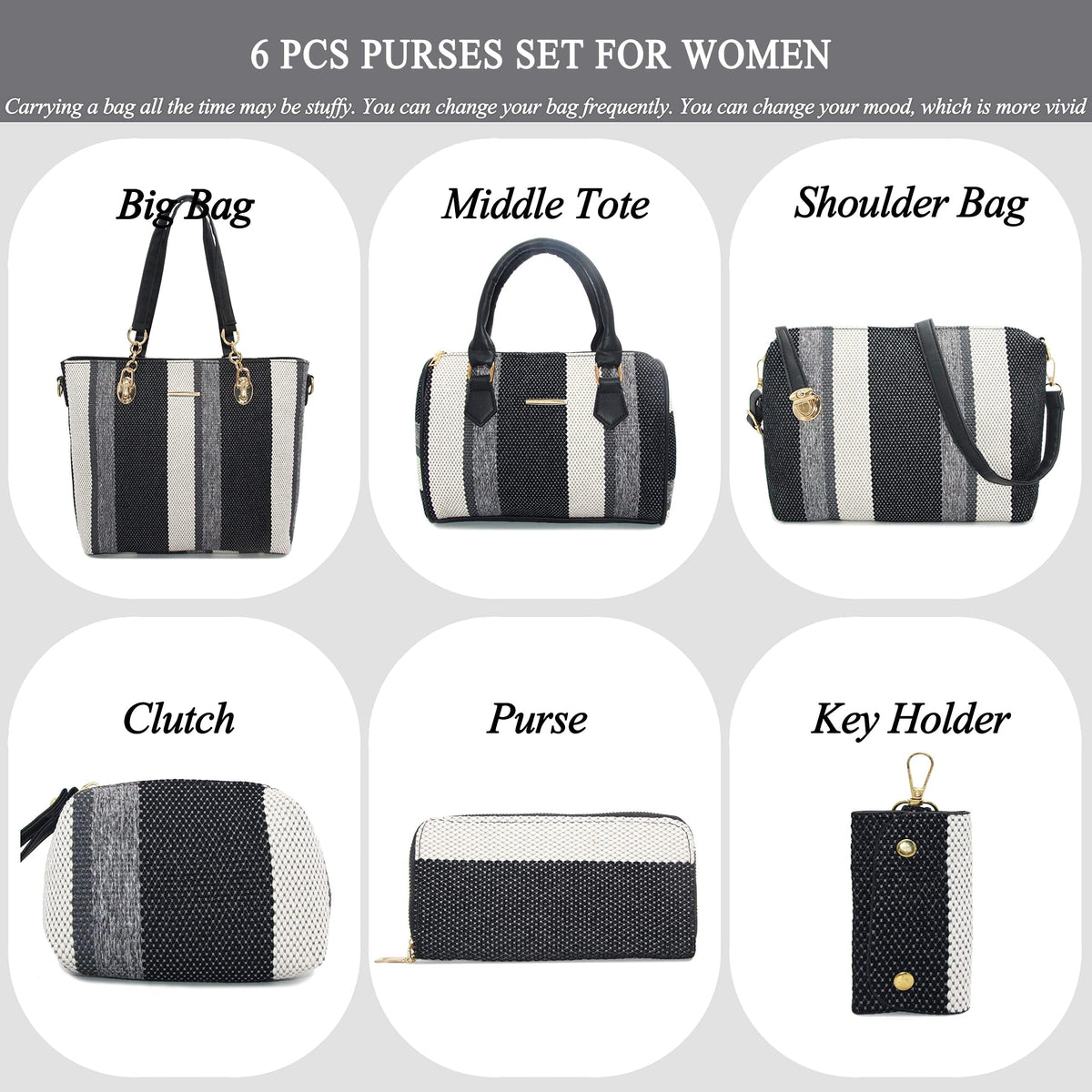 2E-youth Designer Purses and Handbags for Women Satchel Shoulder Bag Tote Top Handle Bag