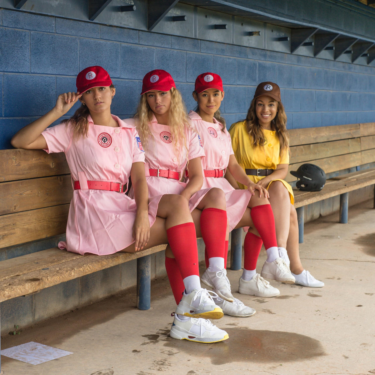 Rockford Peaches AAGPBL Baseball Halloween Costume Dress
