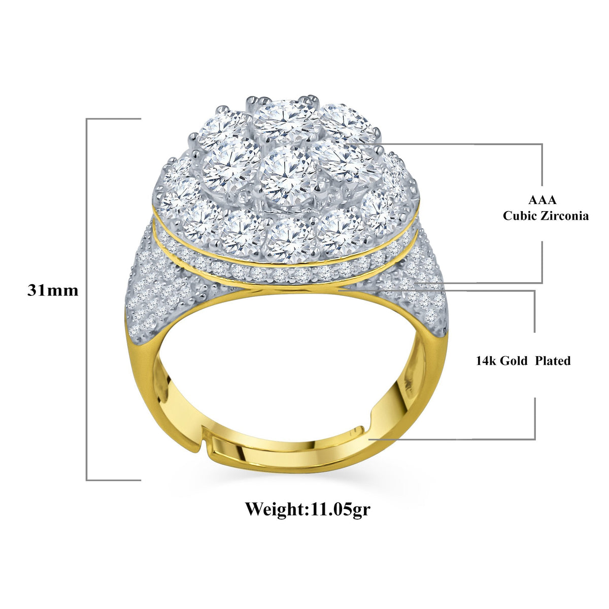ANGELIC 925 SILVER RING |9211402