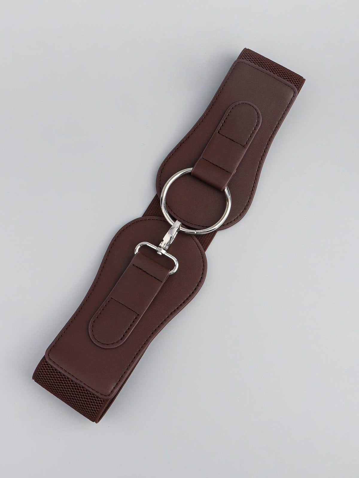 PU Elastic Wide Belt for Comfortable Fashion Fit