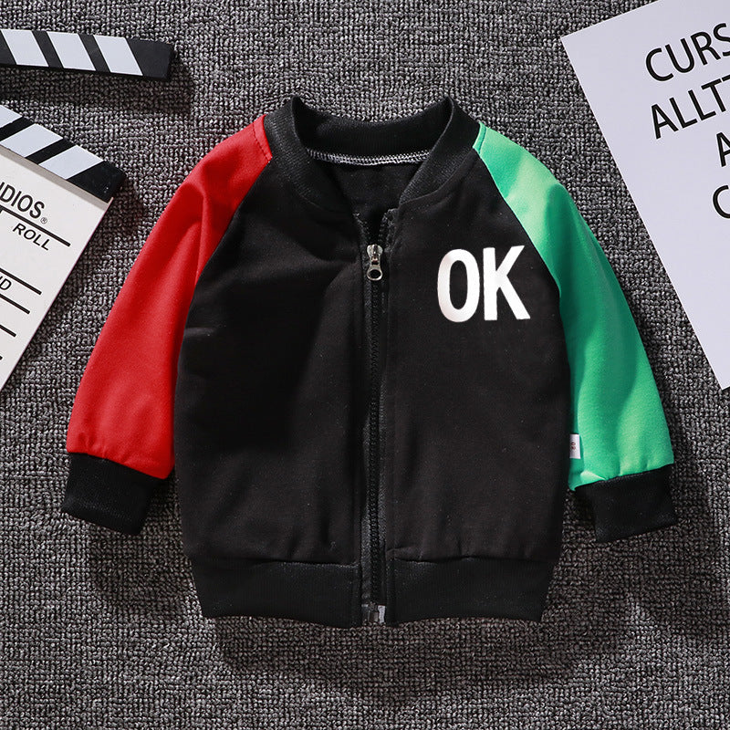 Boys And Girls Jackets Korean Baseball Uniforms Children&