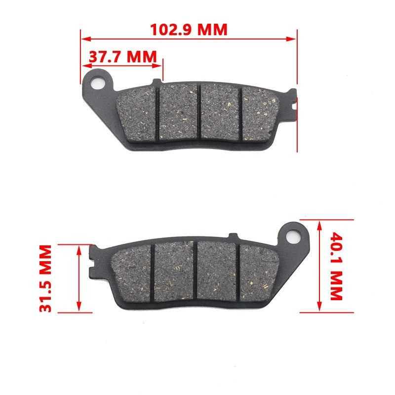 Motorcycle Brake Pad FA142 Semi-metal Friction Material