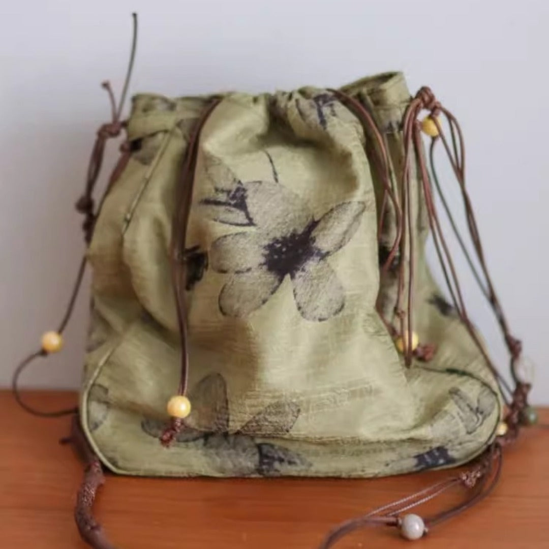 Beaded Closed Crossbody Bag, Versatile Shoulder Bag Crossbody