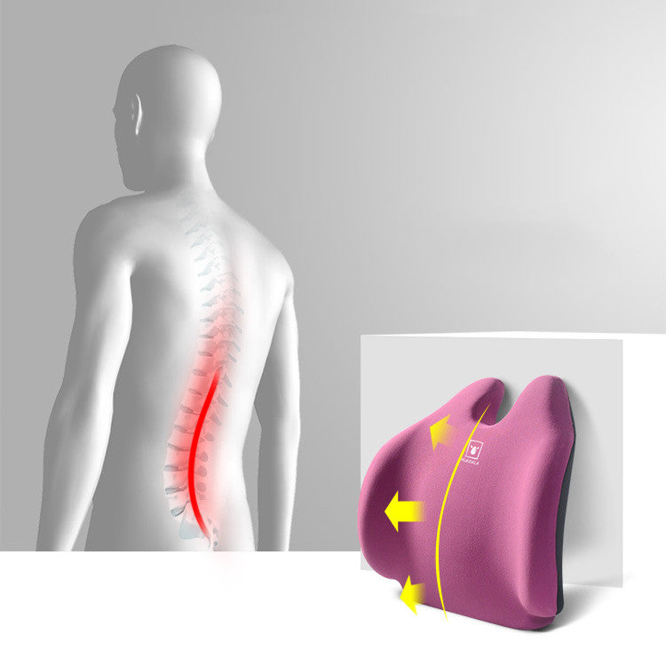 Car Waist Lumbar Cushion Office Backrest