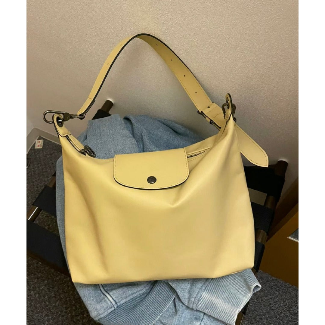 Hobo shoulder bag, boho grey women&
