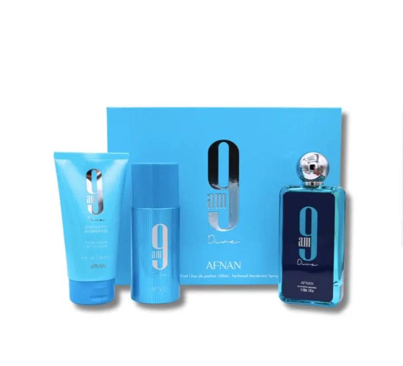 Afnan 9AM Dive 3pc Gift Set For Men