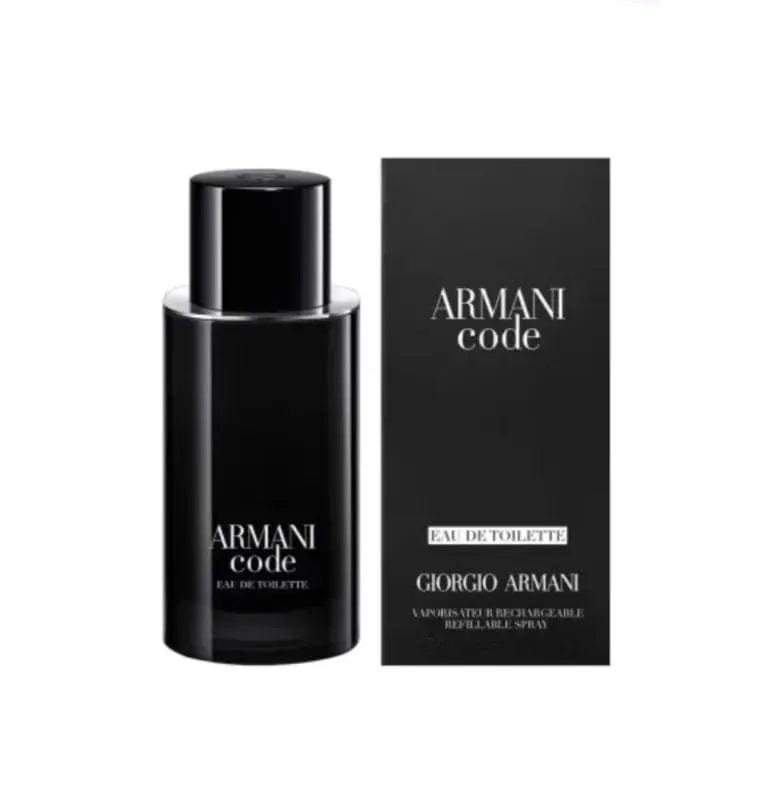 Armani Code By Giorgio Armani For Men 2.5 oz EDT Spray Refillable