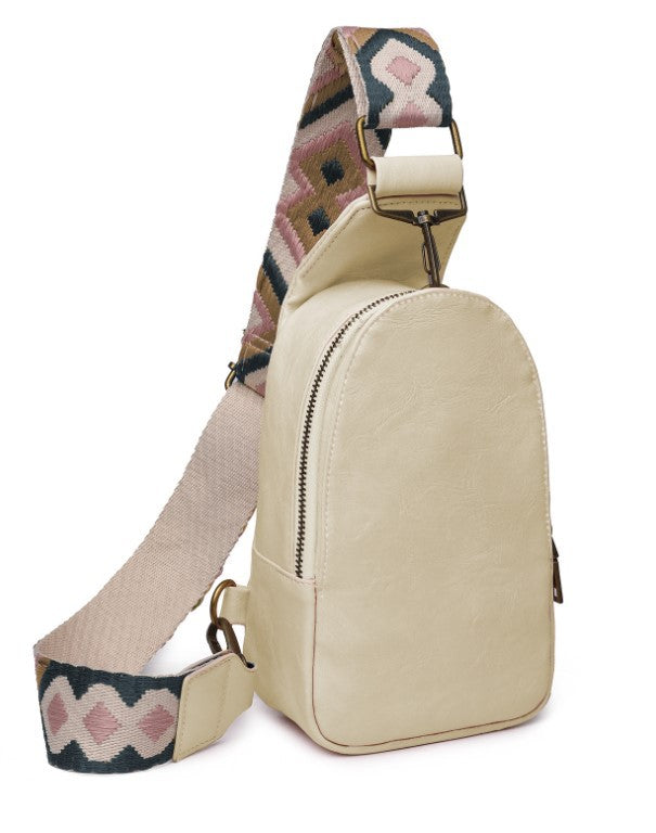 Chest sling bag guitar strap
