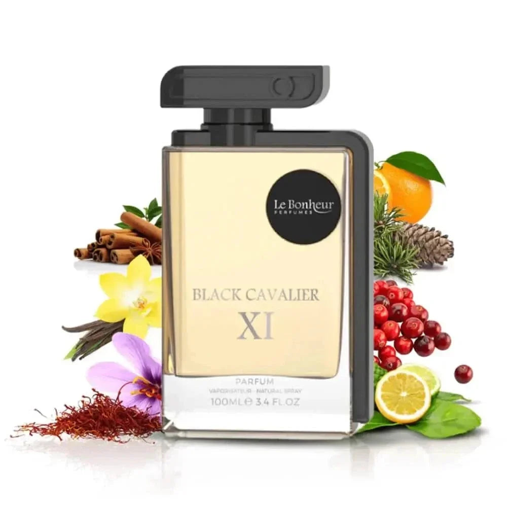 Black Cavalier XI by Le Bonheur – Men’s Eau de Parfum 3.4oz