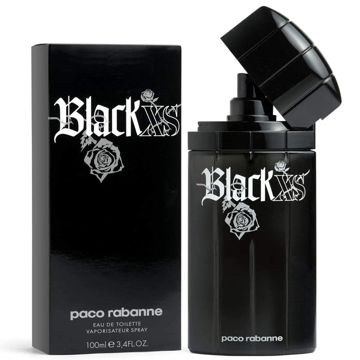 Black XS By Paco Rabanne For Men 3.4 oz EDT Spray