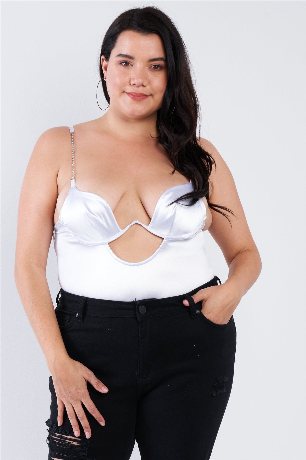 “Your Desire” White Bodysuit