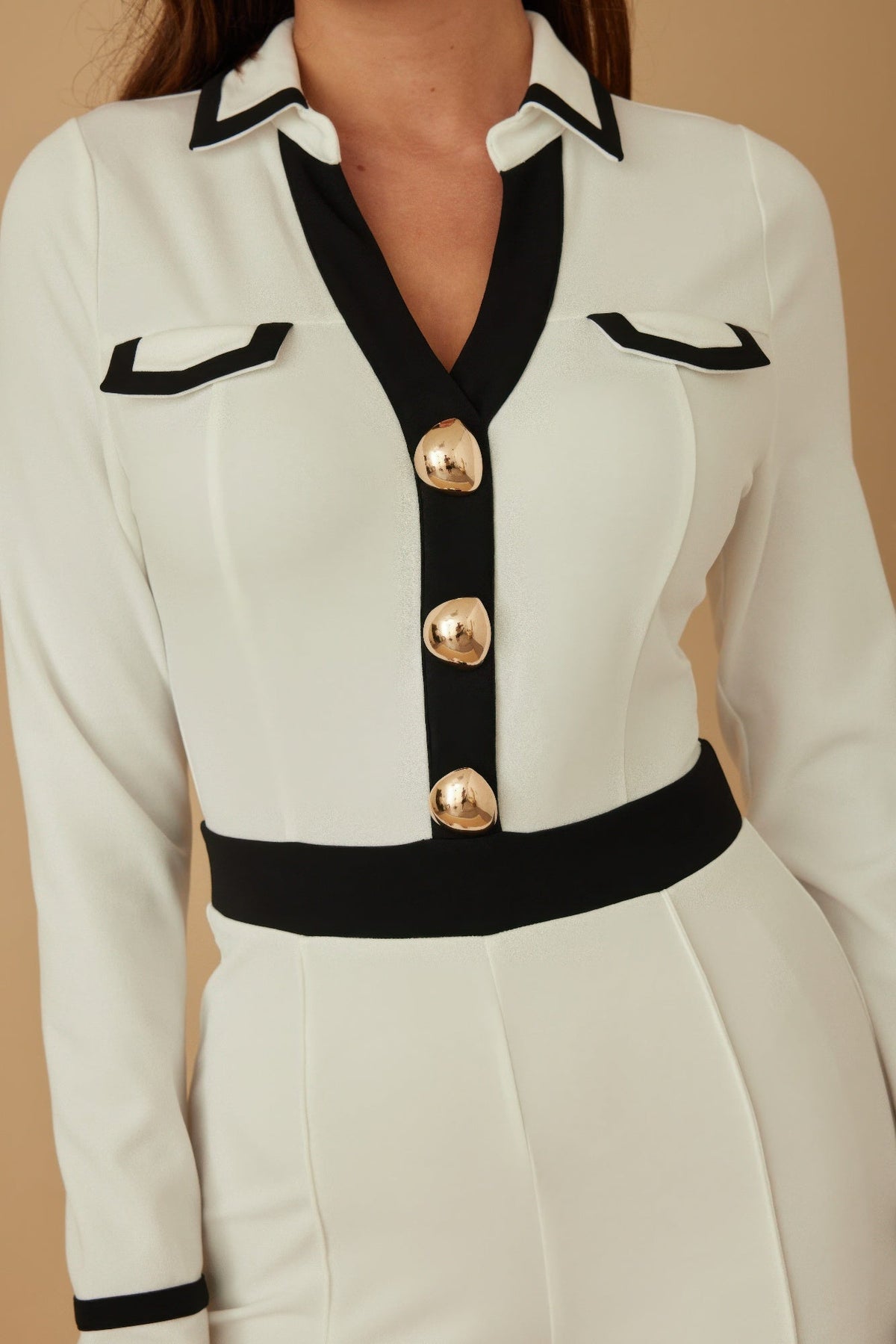 Button Trio Jumpsuit