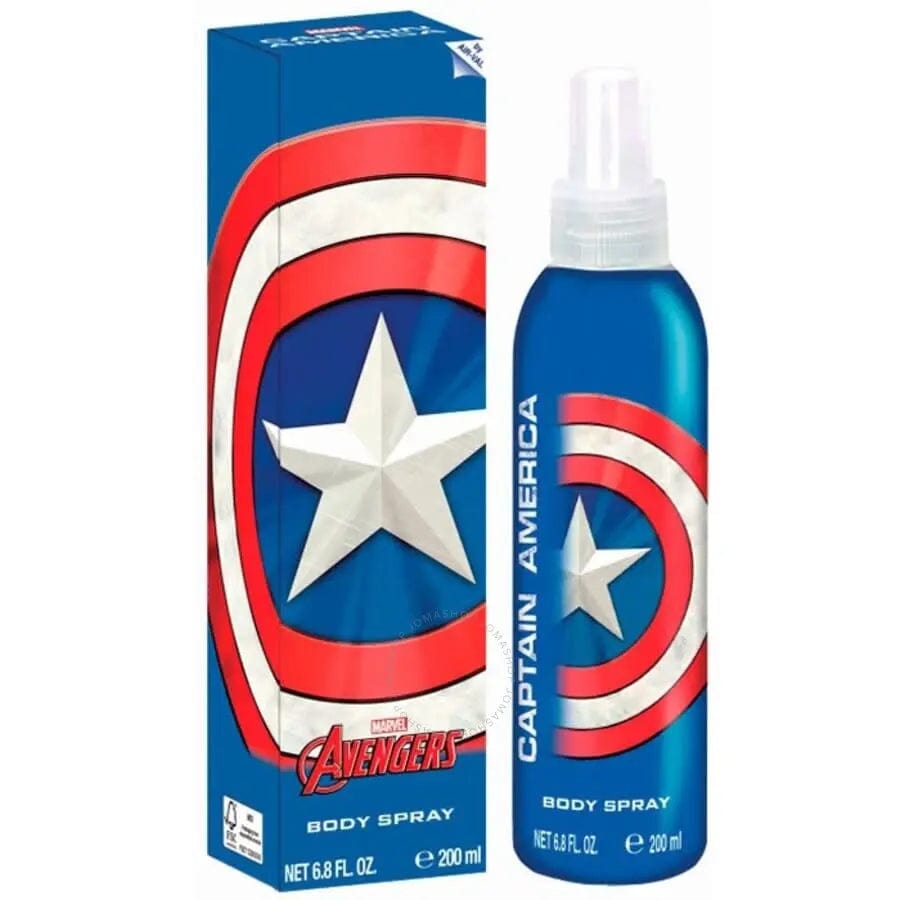 Captain America By Marvel For Men 6.7oz Body Fresh Spray