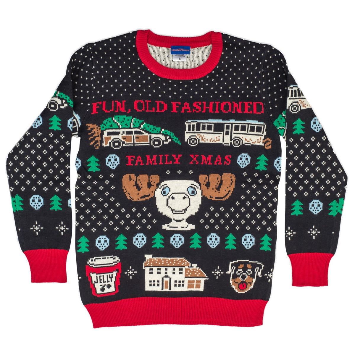 Christmas Vacation Old Fashioned Xmas Ugly Sweater