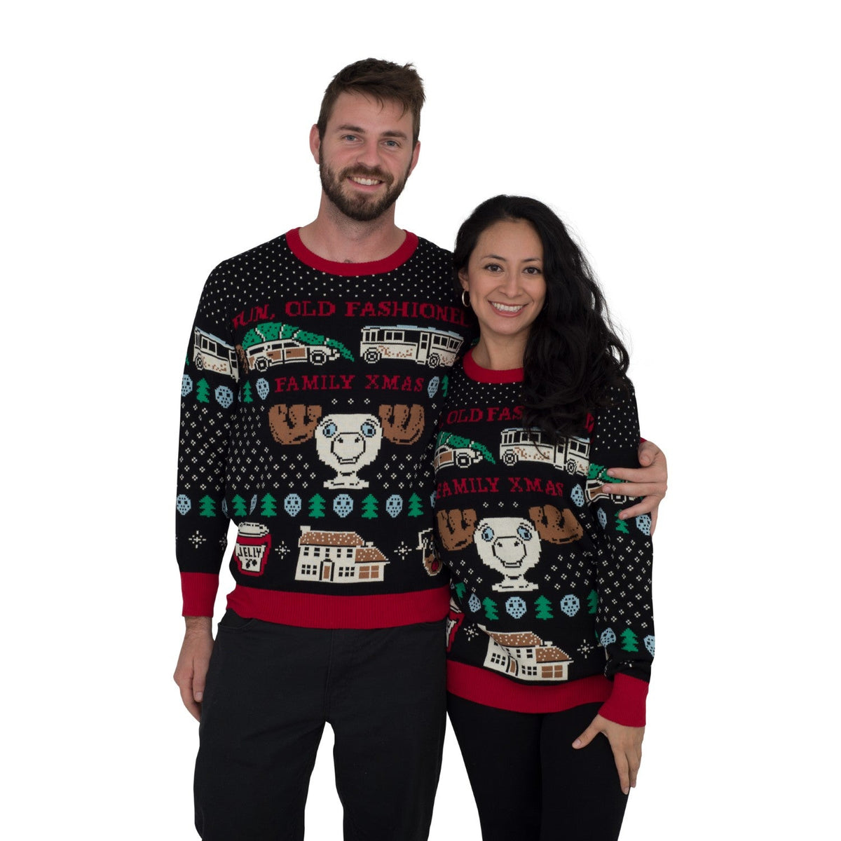 Christmas Vacation Old Fashioned Xmas Ugly Sweater