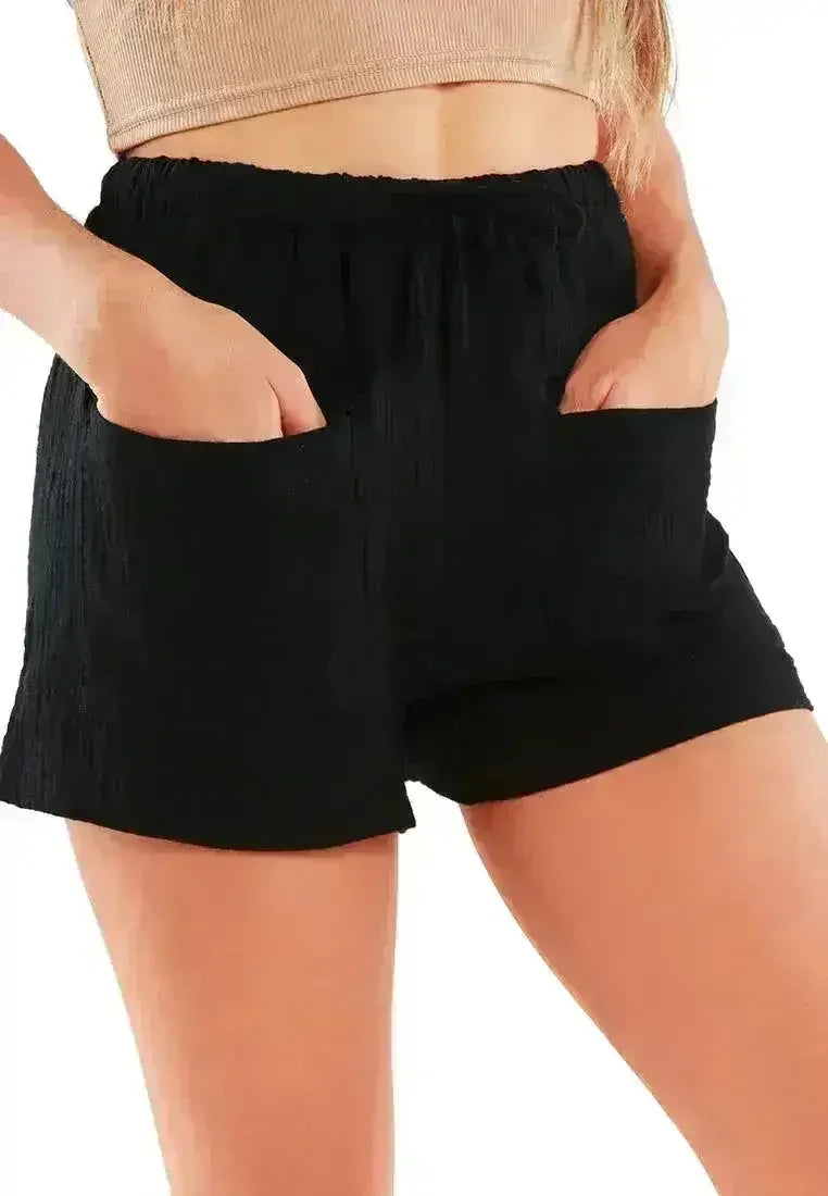 Drawstring Summer Shorts | Lightweight Beach Loungewear - Femstylo
