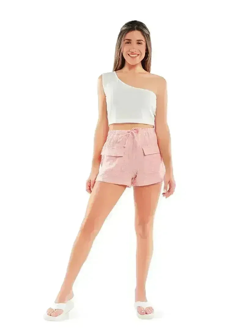 Drawstring Summer Shorts | Lightweight Beach Loungewear - Femstylo