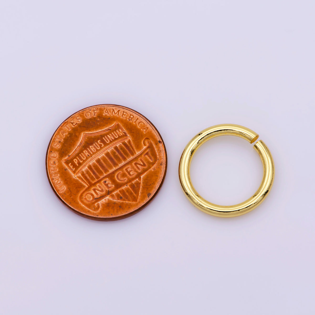 14K Gold Filled 1.6mm Thick 16.2mm Large Jump Ring | Z-429