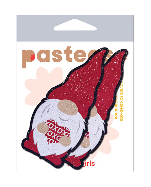 Pastease Valentine Sweetheart Garden Gnome - Red/White O/S
