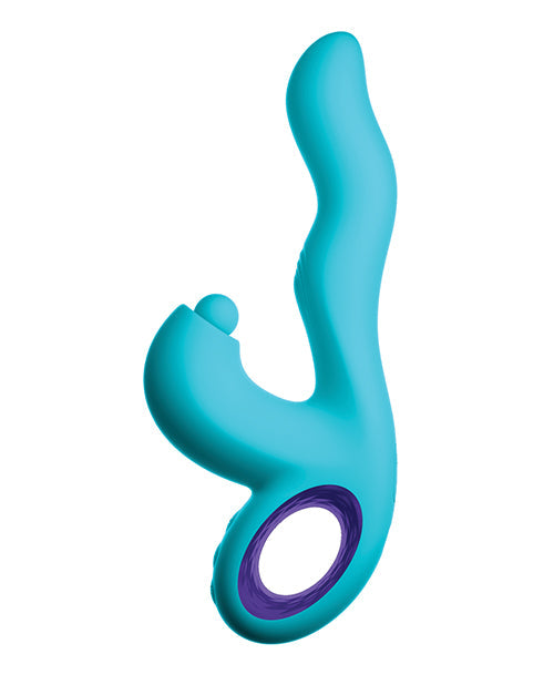 Femme Funn G Spot Vibrator | Klio Triple Action Rabbit Vibrator | Turquoise Clit Vibrator | Best Vibrator for Women