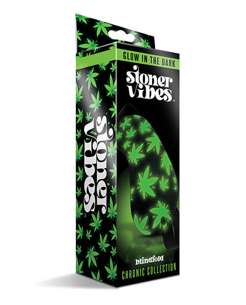 Stoner Vibes Glow in the Dark Blindfold