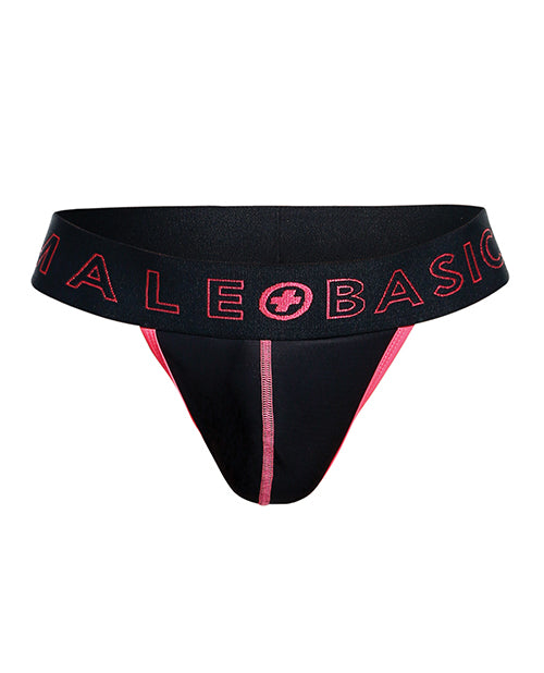 Male Basics Neon Thong Coral MD
