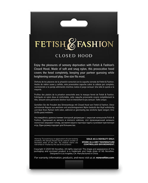 Fetish & Fashion Closed Hood - White