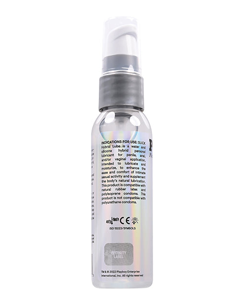 Playboy Pleasure Slick Hybrid Lubricant - 2 oz