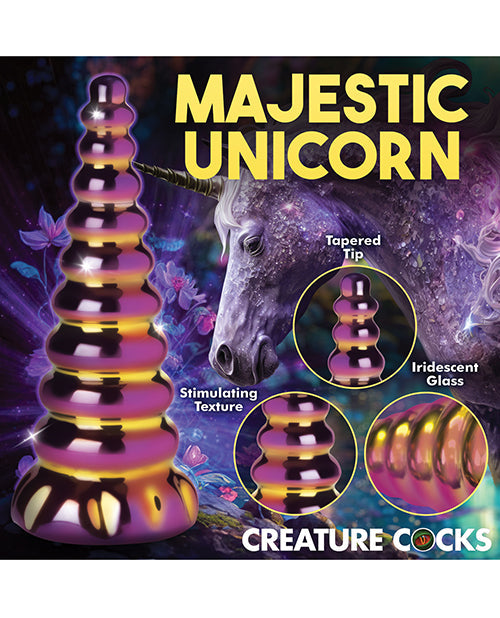 Creature Cocks Realistic Dildo | Twilight Giant Dildo | Rainbow Glass Dildo | 6-Inch Big Dildo