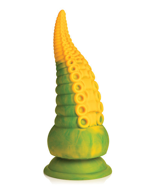 Creature Cocks Monstropus 2.0 Vibrating Tentacle Silicone Dildo - Yellow/Green