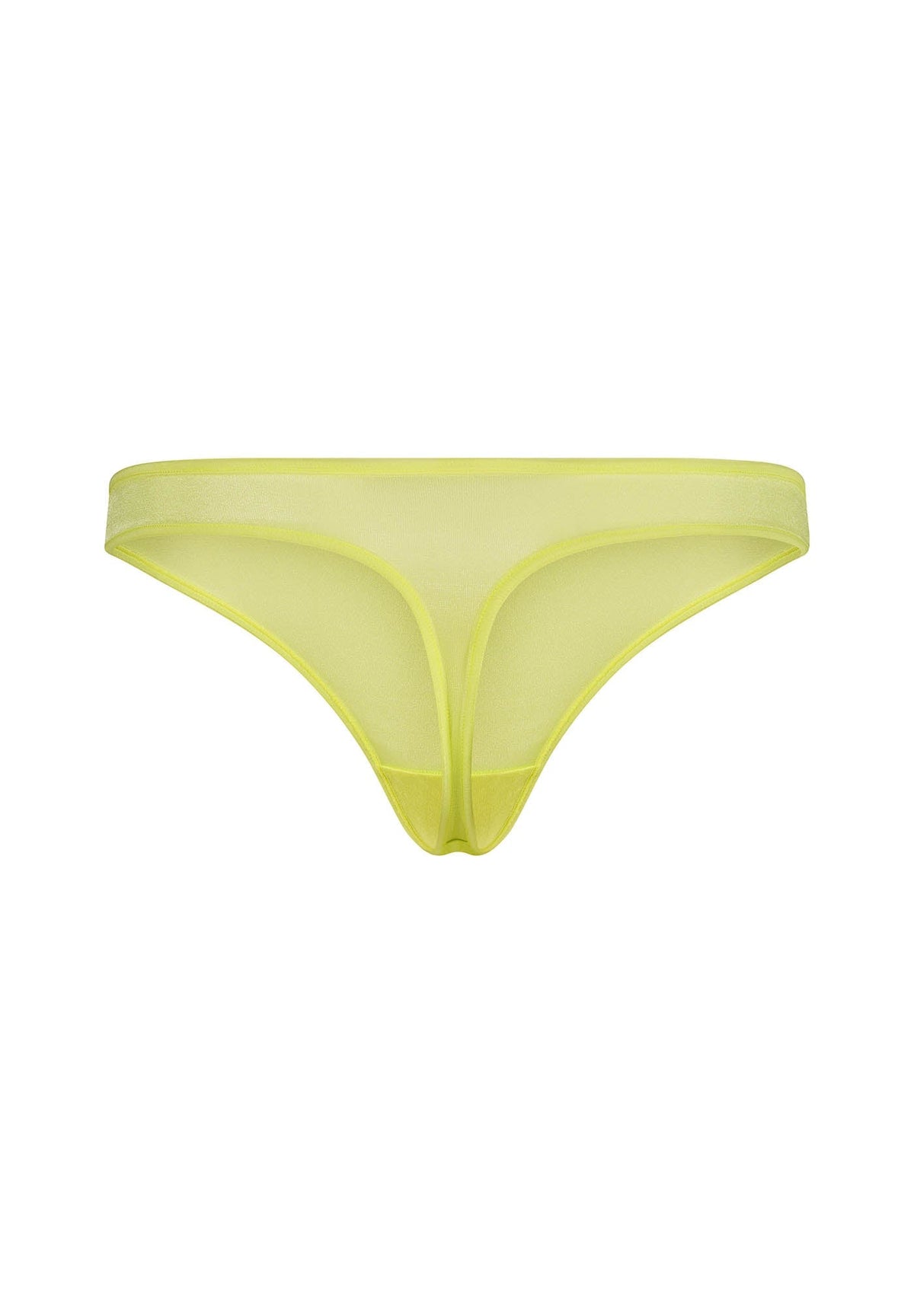 Gossard Glossies Sunny Lime Sheer Thong