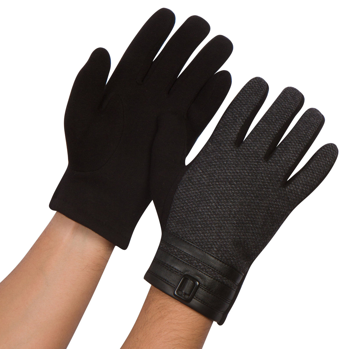 Sakkas Enes Warm Fleece Lined Driving Gloves Vegan Minimal Commute Casual