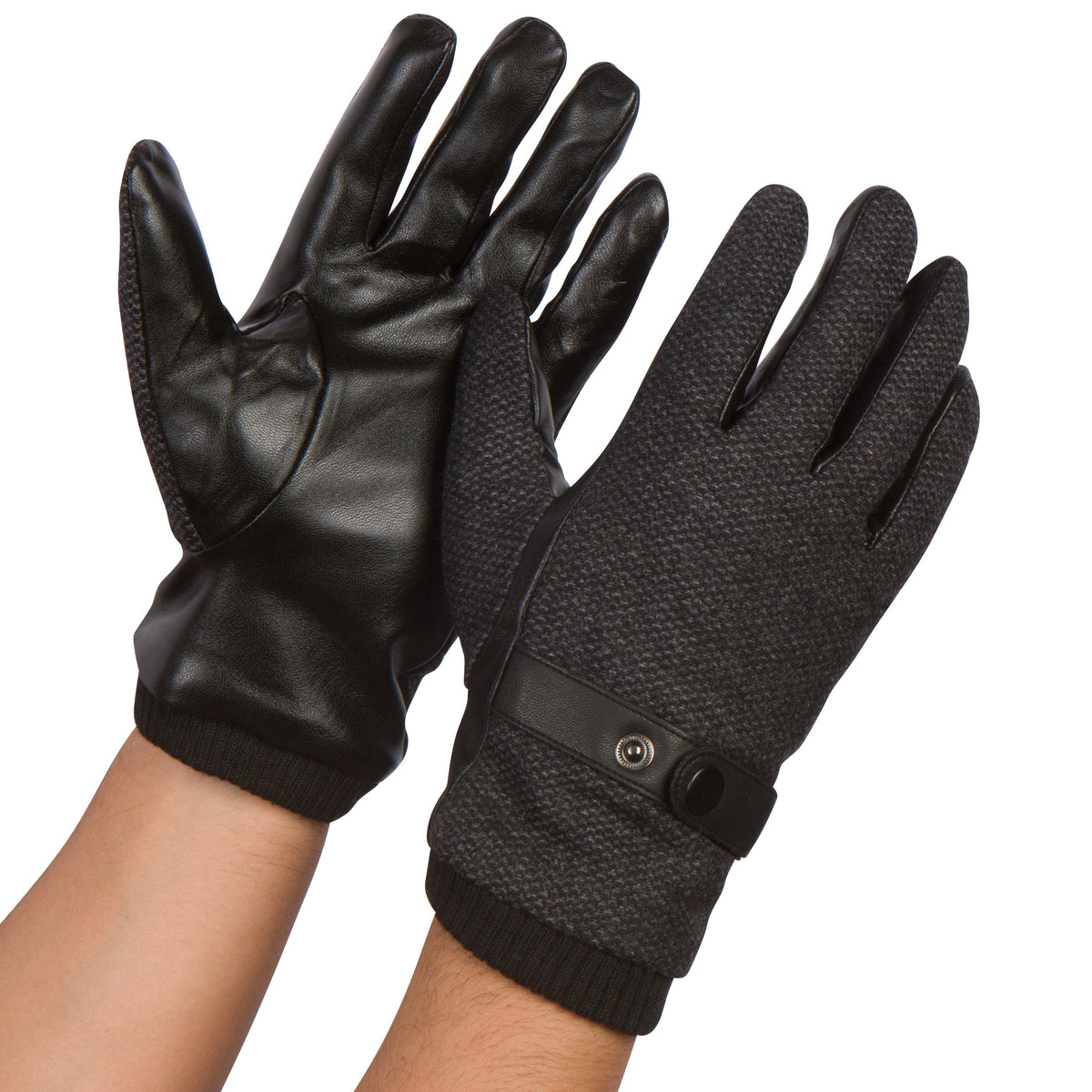 Sakkas Enes Warm Fleece Lined Driving Gloves Vegan Minimal Commute Casual
