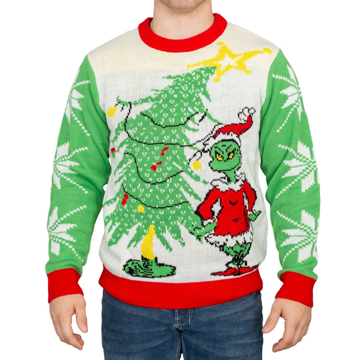 Grinch As Santa Ugly Christmas Sweater
