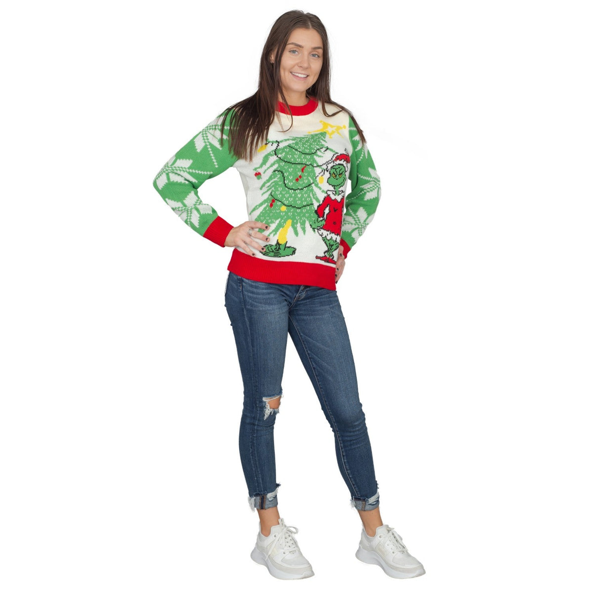 Grinch As Santa Ugly Christmas Sweater
