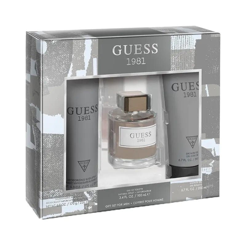 Guess 1981 By Guess For Men 3Pcs Set EDT Spray