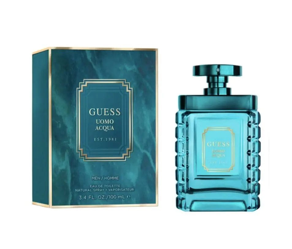 Guess Uomo Acqua For Men 3.4oz Eau De Toilette Spray