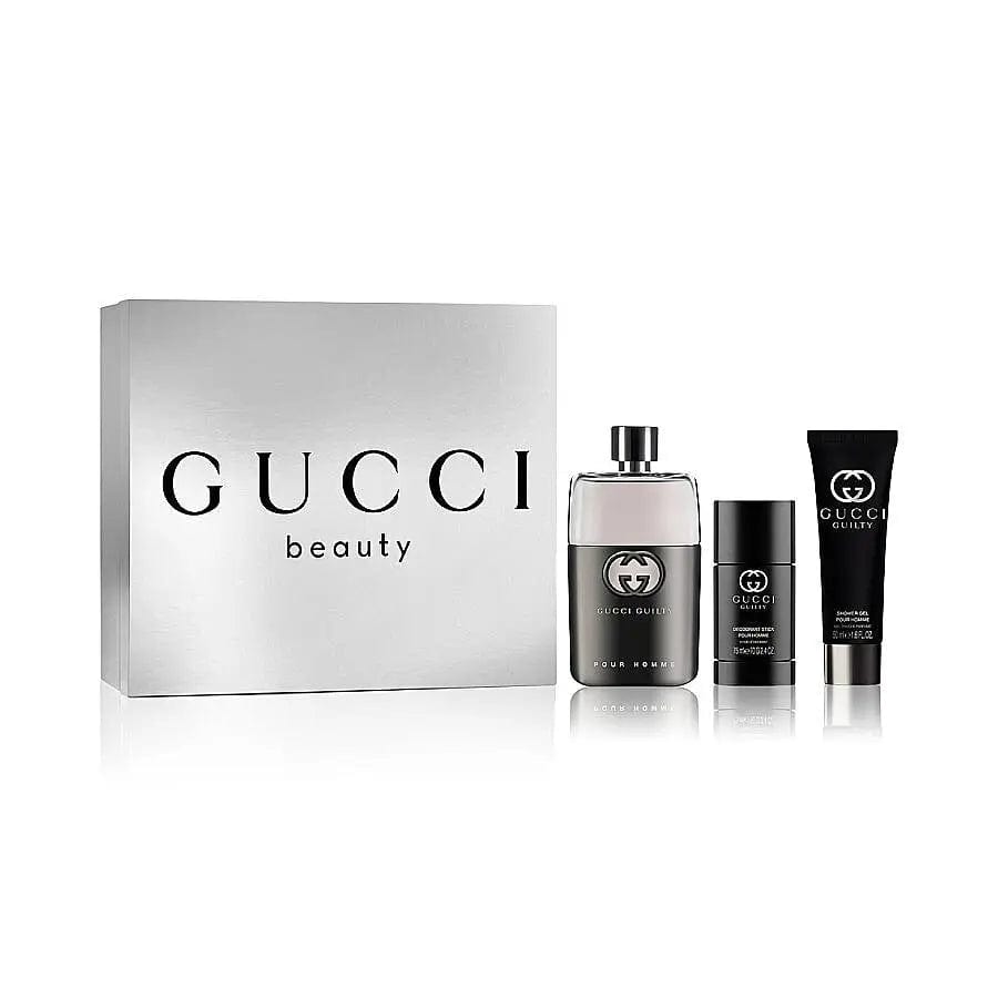 Guilty By Gucci For Men EDT Spray (3pc Gift Set)