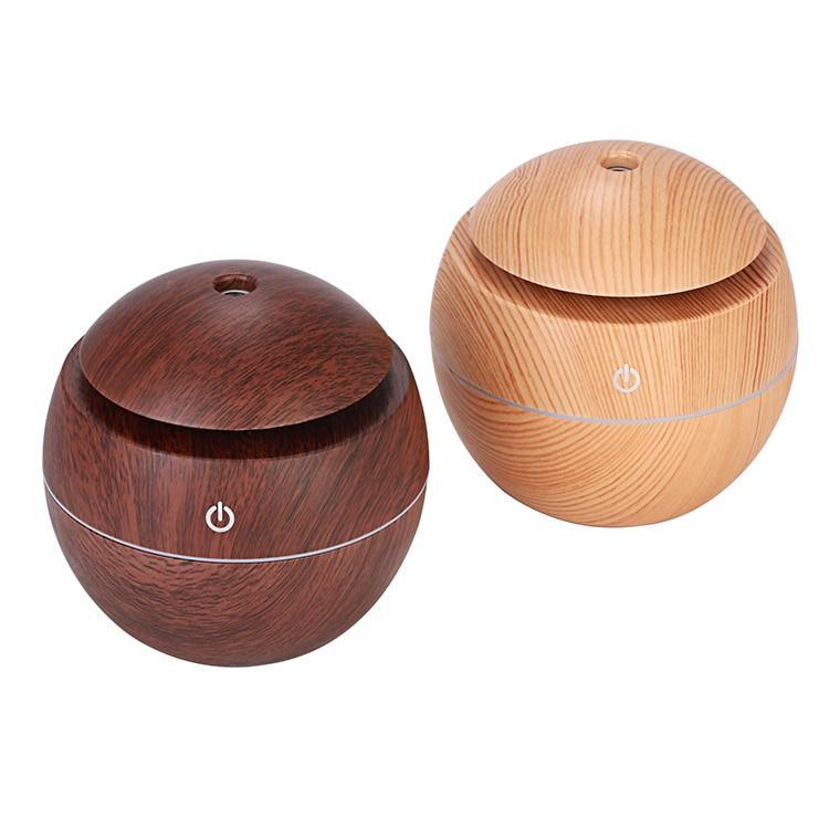 130ML USB Aroma Diffuser Ultrasonic Cool Mist Humidifier Air 7 Color Change LED Night Light For Office Home