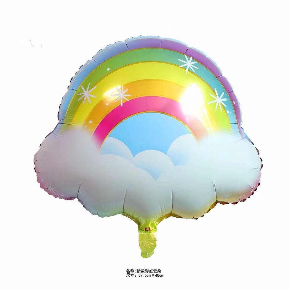 Big Popular Decorations Ballons in Donuts Lip Stick Ice Cream and Rainbow Style Balloons For Kids Baby and Birthday Decorations Inflatable Helium