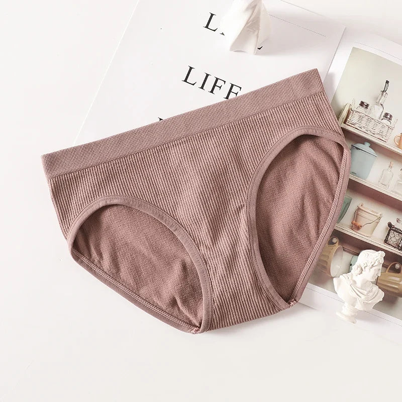 Women High Waist Panties Briefs Seamless Female Underpants Shapewear Underwear Sexy Lingerie Tummy Control Comfort Panties
